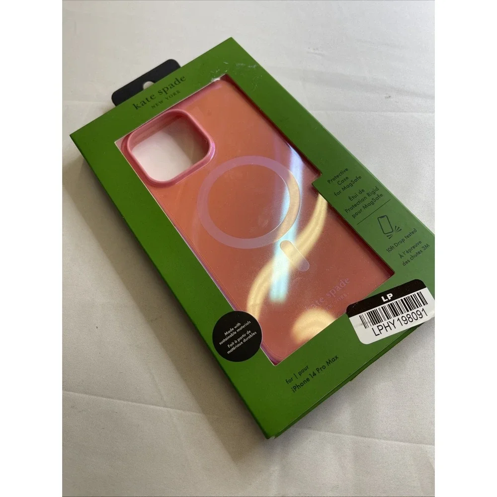 Kate Spade New York Case for iPhone 14 Pro Max MagSafe Pink New Open Box